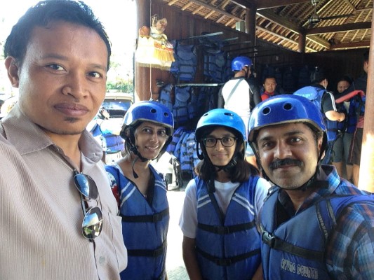 Bali Adventure Tours & Bali Tour with Mr. Cakra and Family from India