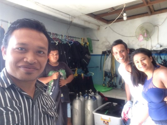 Bali Diving and Quad Bike with Mr. Uwan from South Africa