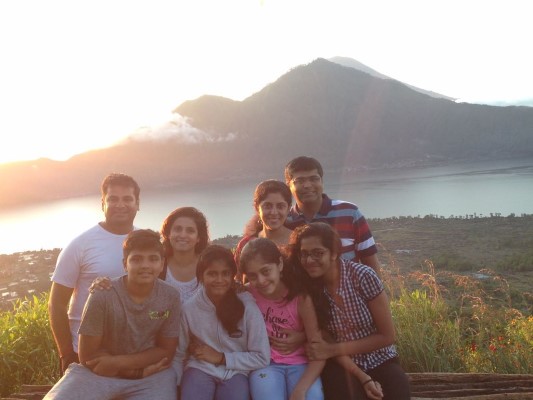 Mount Batur Sunrise Trekking and Natural Hot Spring with Indian Family