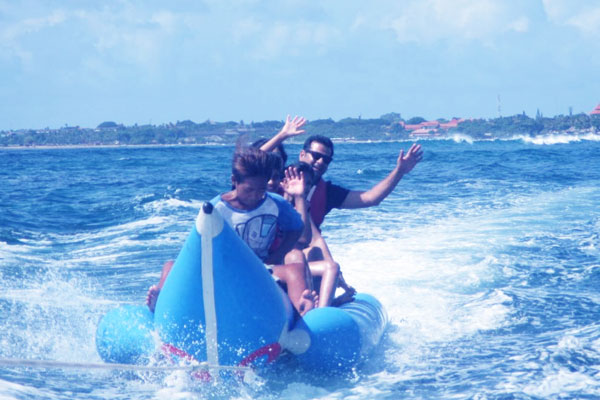 Mr. Raju, his family and the Bali Water Sport