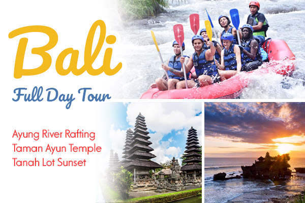 Full Day Ayung River Rafting Taman Ayun Temple And Tanah