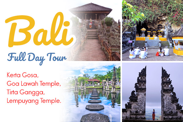 Full Day: Kerta Gosa, Goa Lawah, Tirta Gangga, Lempuyang Temple